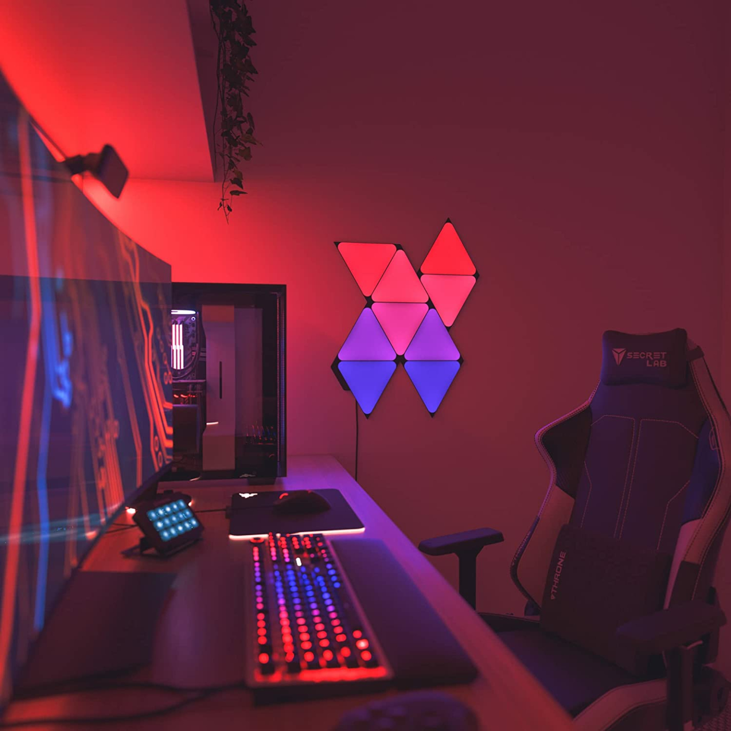 Smart RGBW LED Wall Lights - Nanoleaf Shapes Kit