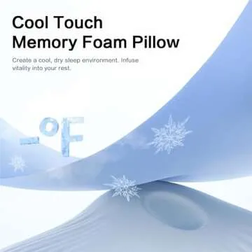 SKG Cooling Pillow for Side Sleepers with Cochlear Design