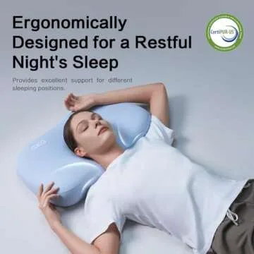 SKG Cooling Pillow for Side Sleepers with Cochlear Design