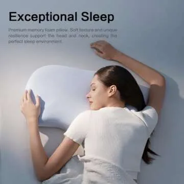 SKG Cooling Pillow for Side Sleepers with Cochlear Design