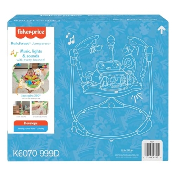 Fisher-Price Jumperoo: Lights, Sounds & Engaging Play Experience