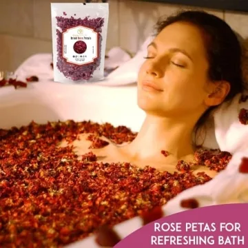 Cure wid Pure Edible Rose Petals 4 oz for Desserts & Skincare