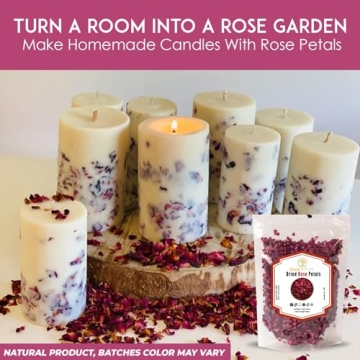 Cure wid Pure Edible Rose Petals 4 oz for Desserts & Skincare