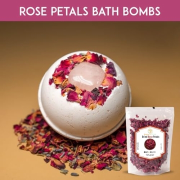 Cure wid Pure Edible Rose Petals 4 oz for Desserts & Skincare