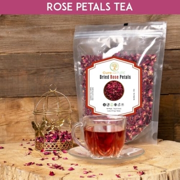 Cure wid Pure Edible Rose Petals 4 oz for Desserts & Skincare