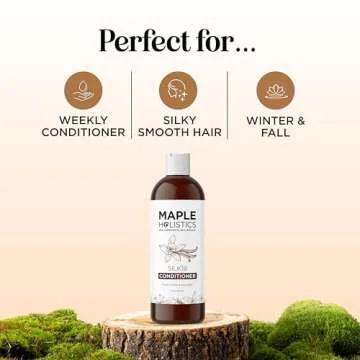 Hair Conditioner for Damaged Dry Hair - Silk Protein Conditioner for Dry Hair Frizz Control & Shine ...