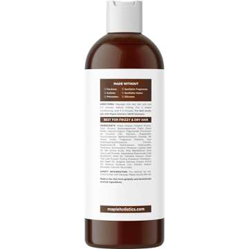 Hair Conditioner for Damaged Dry Hair - Silk Protein Conditioner for Dry Hair Frizz Control & Shine - Hydrating Conditioner for Curly Hair with Argan Oil and Hair Moisturizer for Dry Hair Care