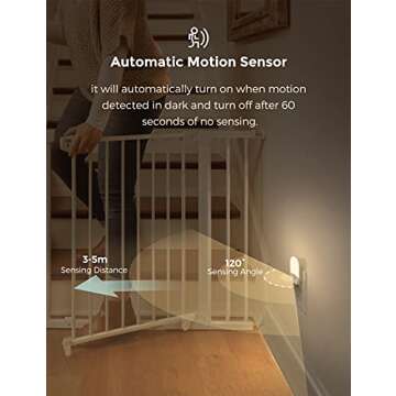 L LOHAS LED Motion Sensor Night Light, 2Pack, Motion Activated Night Light, Night Lights Plug into Wall Motion Sensor, 3000K Warm White, Adjustable Brightness 30/60LM, for Kids Adults Bathroom Bedroom