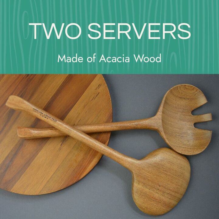 Handmade Wooden Bowl Set with Utensils for Sale