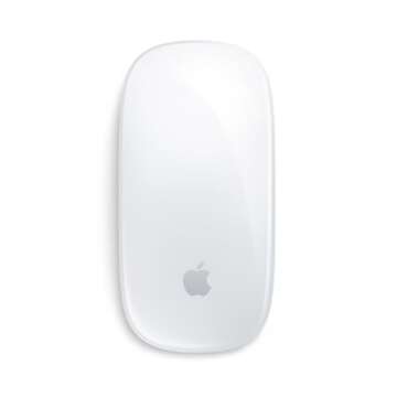 Apple Magic Mouse - White Multi-Touch Surface with Rechargeable Battery