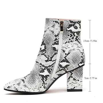 Wetkiss Snakeskin Booties for Fashion-Forward Women