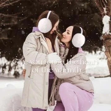 Lainlight Cozy Faux Fur Ear Muffs for Women - Stylish Winter Warmers