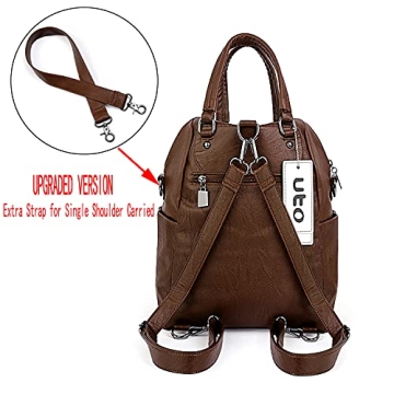 UTO Women Backpack Purse Convertible Shoulder Bag