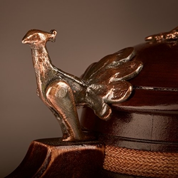 Handcrafted Solid Oak Wooden Beer Mug Steel Lined NOVECRAFTO