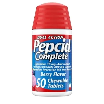 Pepcid Complete Dual Action Acid Reducer & Antacid Chewable Tablets