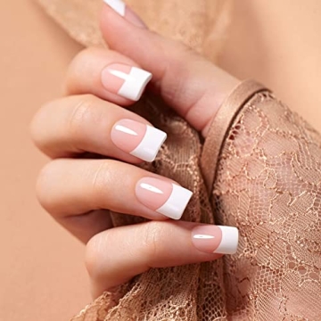 KISS Salon Acrylic French Nail Kit Sugar Rush Long-Lasting