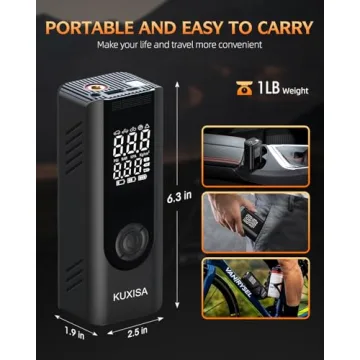 180PSI Portable Tire Inflator with 25000mAh Power