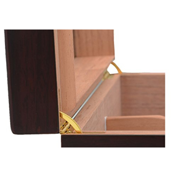 Maypes Desktop Humidor with Hygrometer for Cigar Lovers