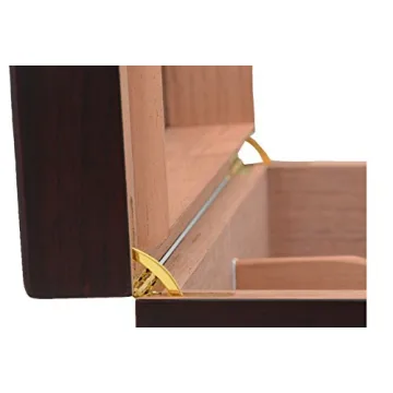 Maypes Desktop Humidor with Hygrometer for Cigar Lovers