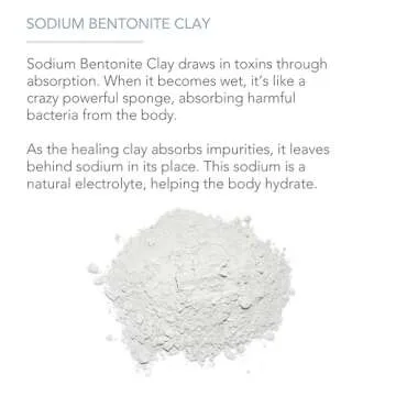 Pure Body Naturals Bentonite Clay Powder for DIY Masks