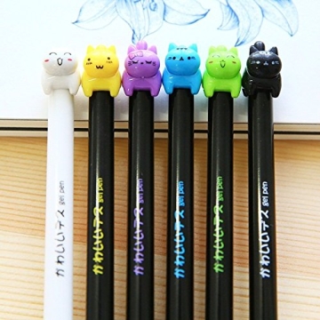 Cute Cat Gel Pen Set - Perfect for School and Gifts