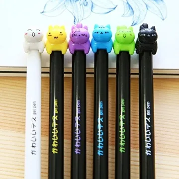 Cute Cat Gel Pen Set - Perfect for School and Gifts
