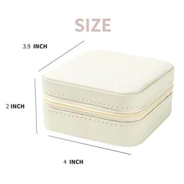 KElofoN Travel jewelry case Travel jewelry box Travel Jewelry Organizer Small Jewelry Organizer Box ...