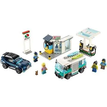 LEGO City Service Station 60257 Pretend Play Toy, Building Sets for Kids, New 2020 (354 Pieces)