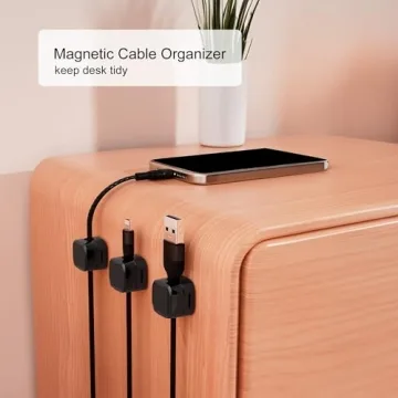 Picozon Magnetic Cable Clip Organizer - Tidy Up Your Cords!
