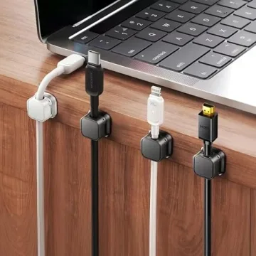 Picozon Magnetic Cable Clip Organizer - Tidy Up Your Cords!