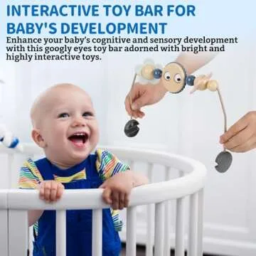 VIKOS Toy Bar for Baby Bouncer - Safe Interactive Play
