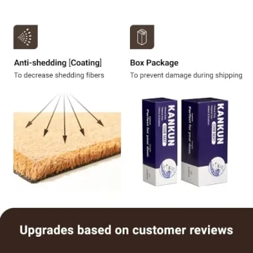 KANKUN Halloween Coco Coir Door Mat - Durable & Stylish