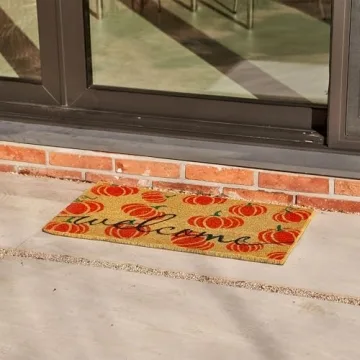 KANKUN Halloween Coco Coir Door Mat - Durable & Stylish