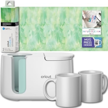 Cricut Mug Press Machine Bundle - Heat Press Machine for Coffee Mugs, Heat Press for Sublimation, In...