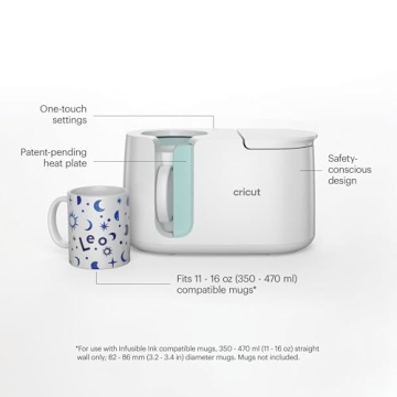 Cricut Mug Press Machine for Sublimation and Custom Projects