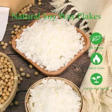 SAEUYVB Candle Making Kit with Soy Wax and Melter