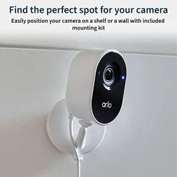 Arlo Essential Indoor Camera with Privacy Shield and Night Vision