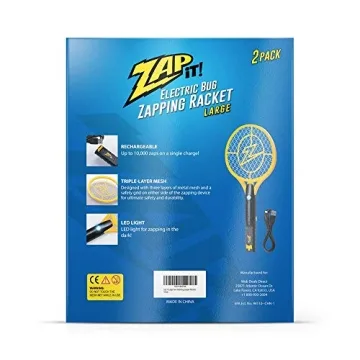 ZAP iT! Electric Bug Zapper Racket - Ultimate Pest Control