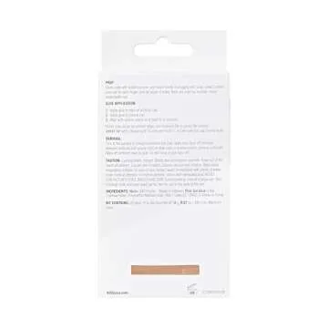 KISS Classy Nails, Press-On Nails, Nail glue included, 'The BOSS', Silver, Medium Size, Coffin Shape, Includes 28 Nails, 2g Glue, 1 Manicure Stick, 1 Mini file