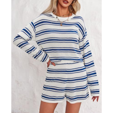 Langwyqu Womens Striped Pajama Sets Comfort Meets Style
