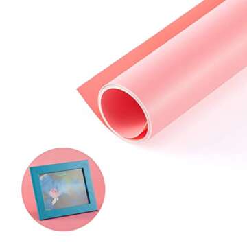 Meking PVC Backdrop 27x51inch (68x130cm) PVC Background Matte PVC Solid Color Photography Backdrop for Photo Video Photography Studio -9 in 1 kit