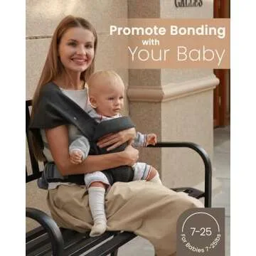 Baby Carrier Newborn to Toddler - TSRETE Baby Ergonomic and Cozy Infant Carrier with Lumbar Support ...