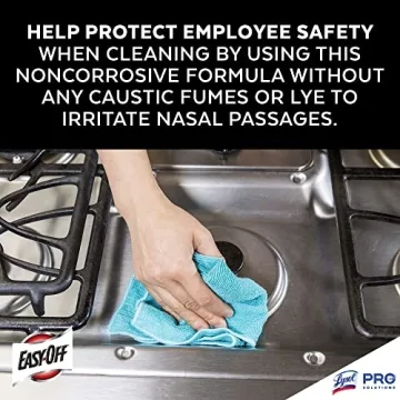 Easy Off Professional Fume Free Max Oven Cleaner, Lemon 24 Ounce (Pack of 1)