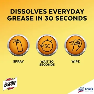 Easy Off Professional Fume Free Max Oven Cleaner, Lemon 24 Ounce (Pack of 1)