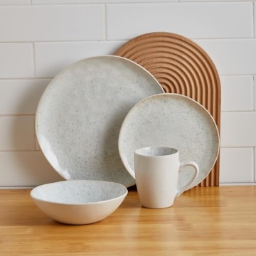 Stone + Lain Romy Stoneware 16-Piece Dinnerware Set