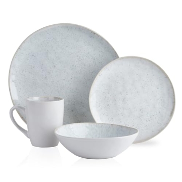 Stone + Lain Romy Stoneware 16-Piece Dinnerware Set