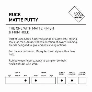 Lock Stock & Barrel Ruck Matte Putty For Men 100 g