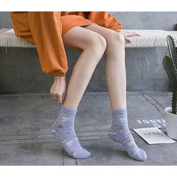 Losa Kute Fun Women’s Crew Socks - Cute & Comfy Gift