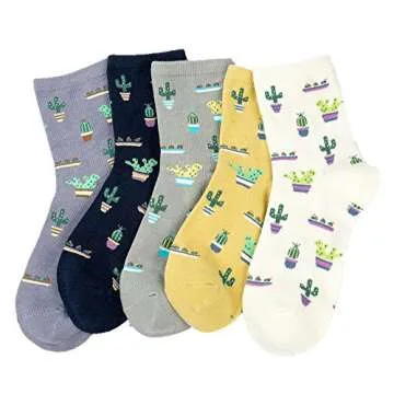 Losa Kute Fun Women’s Crew Socks - Cute & Comfy Gift
