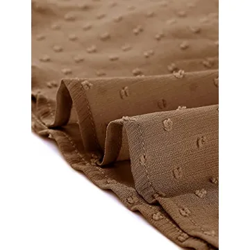 Allegra K Swiss Dots Elegant Dress - Perfect Fit & Style